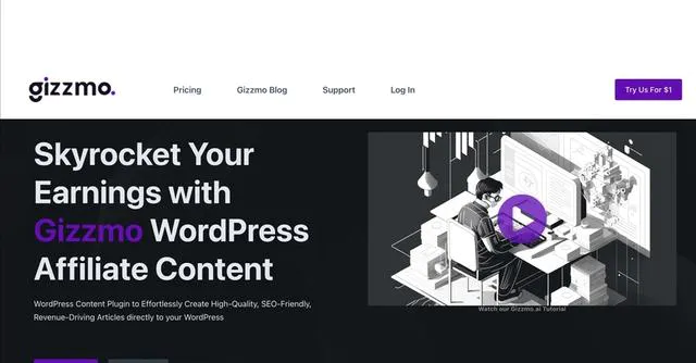 Gizzmo Chrome extension and WordPress plugin, you can easily import products, analyze them, and create engaging, SEO-optimized content for your website